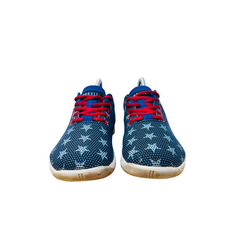 NOBULL Blue Star-Pattern Sneakers with Red Laces - Picture 8 of 15
